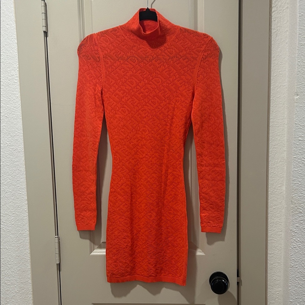 Fendi & Skims collaboration- Vibrant tangerine Dress